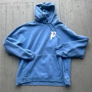 Primitive Blue Hoodie with White Logo